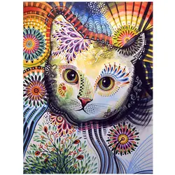 5D алмазов картина вышивка крестом прекрасный кот DIY Алмазная мозаика вышивка домашний декор Стразы ремесленных CF433