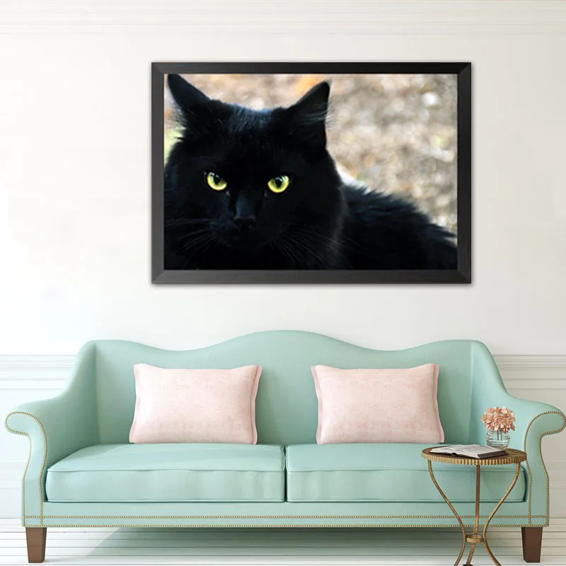 Diy-Black-Cat-Diamond-Painting-Embroidery-Animal-Diamond-Resin-Painting-Round-Drill-Picture-Decor (1)