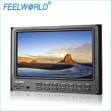 Feelworld 7 Inch IPS 1024×600 HDMI Camera Field Monitor with Peaking Focus Assist Check Field 4:3&16:9 Image Adjustable FW7D/O