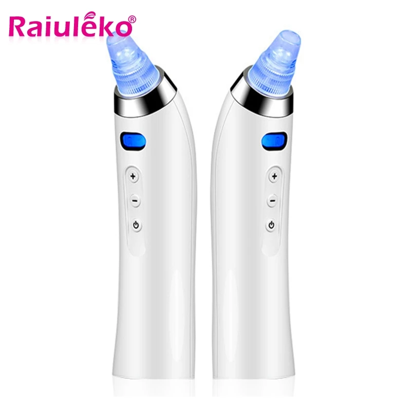 

2 Colors Clean Blackhead Vacuum Suction Remove Machine Black Point Vacuum Cleaner Skin Care Device Face Pore Acne Pimple Removal