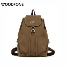 Original Kaukko Vintage Complemento cremallera Mochila Y bolsa de viaje de ocio color Puro Mujeres de la Lona Backpack el Bolso de Escuela