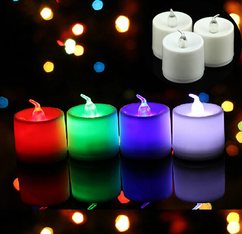 Flameless Flickering LED Candles Tea Light Electronic Small Tealight