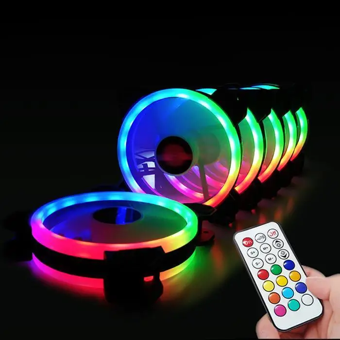 Прочный практичный светодиодный компьютер вентиляторы RGB 1 шт. 37,8cfm10% маленький 6 pin для 2510% дБ контроллер шасси 30000 h вентилятор