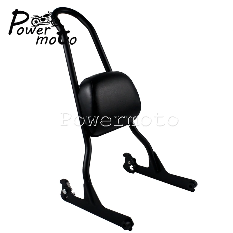 

Motorcycle Passenger Sissy Bar Backrest Back Pad for Harley Softail Fat Boy FLSTF FLSTFB FXST FXSTB FXSTC FLSTSB FXSTS 2006-UP