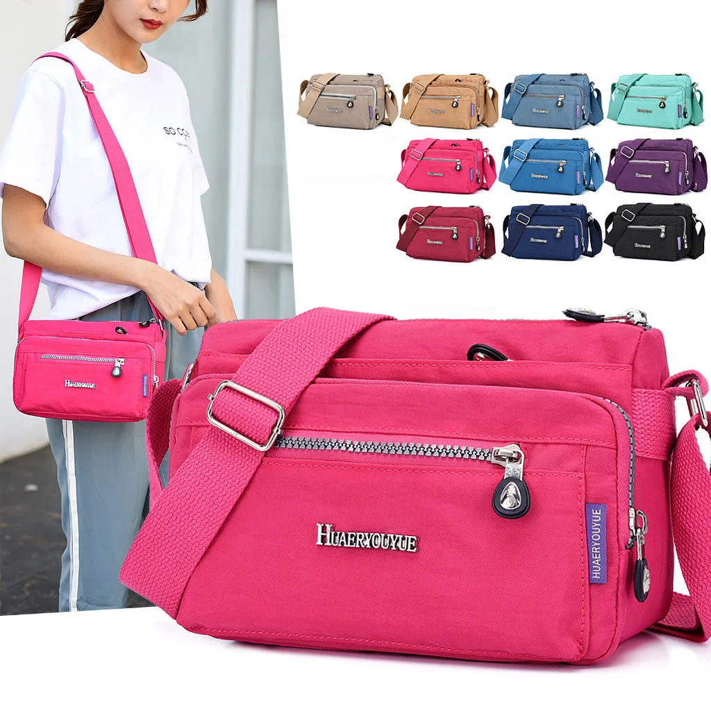 Сумка для женщин модная нейлоновая сумка на плечо водонепроницаемая элегантная