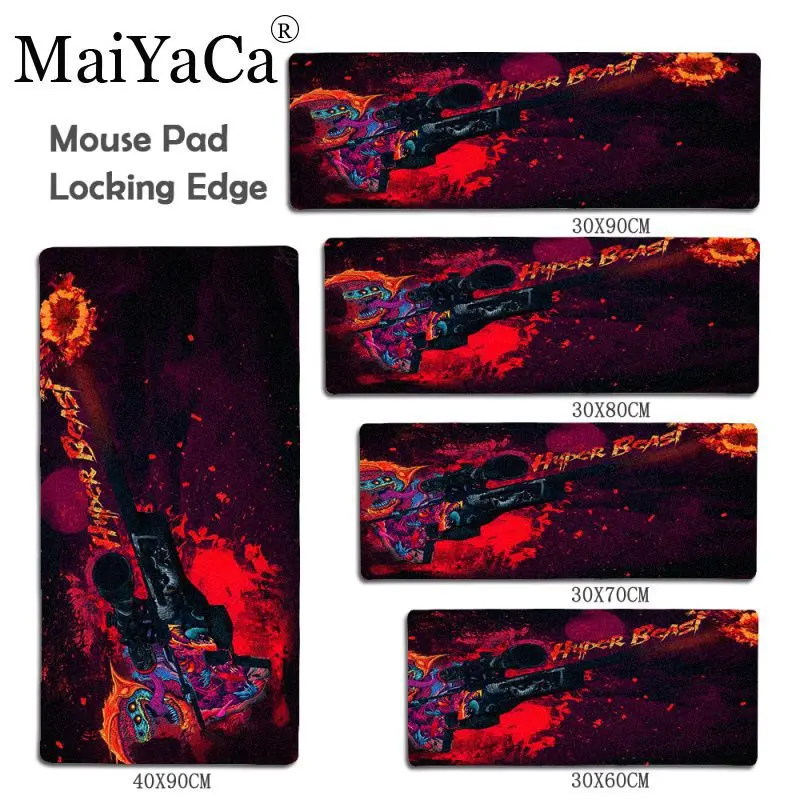 MaiYaCa Top Quality large big mousepad rubber Beautiful Anime Mouse Mat Rubber Rectangle Mousemats