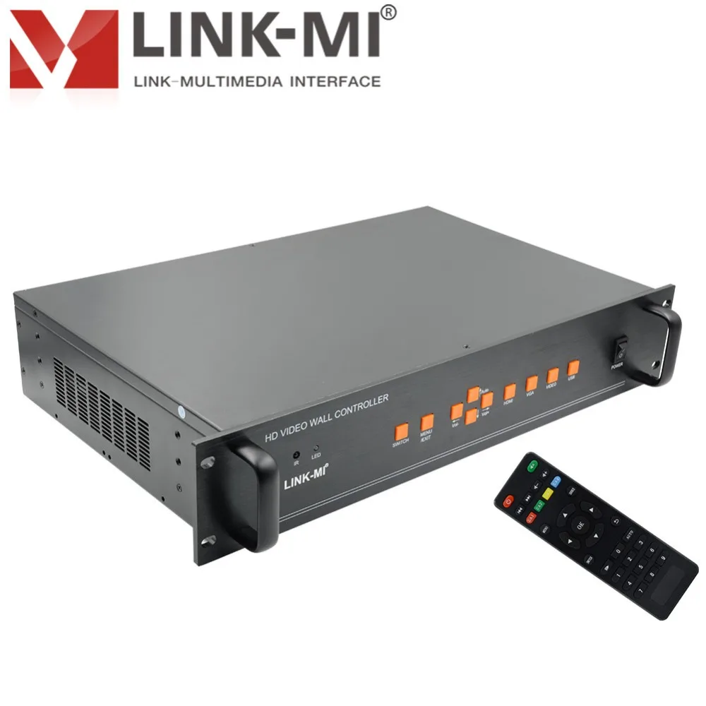 Видеостена контроллер 2x2 3x3 4x5 3x7 HDMI VGA AV процессор USB 21 изображения сшивание изображения процессор 21TV показывает экран Сращивание