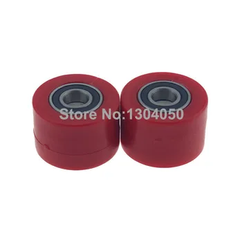 

2pcs 10mm Chain Roller Tensioner Pulley wheel guide motorcycle motocross pit dirt bike CRF YZF KTM RMZ KLX new
