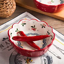 Pudding-Bowl-Shu-Fu-Lei-Creative-Ceramic-Baking-Bowl-Ice-Cream-Baking-Rice-Bowl