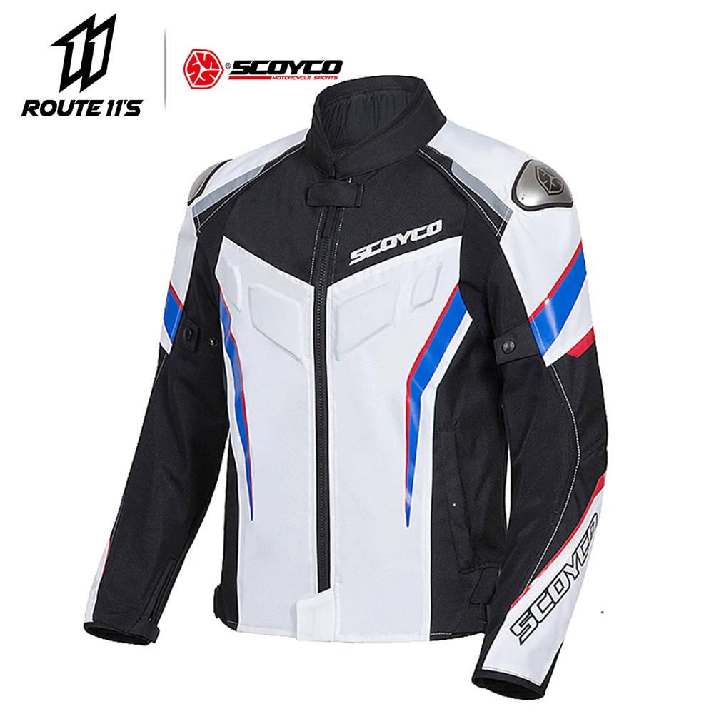 

SCOYCO Motorcycle Jacket Reflective Motocross Jacket Men Moto Jacket Protective Gear Motor Clothing Motorcycle Protection Armor