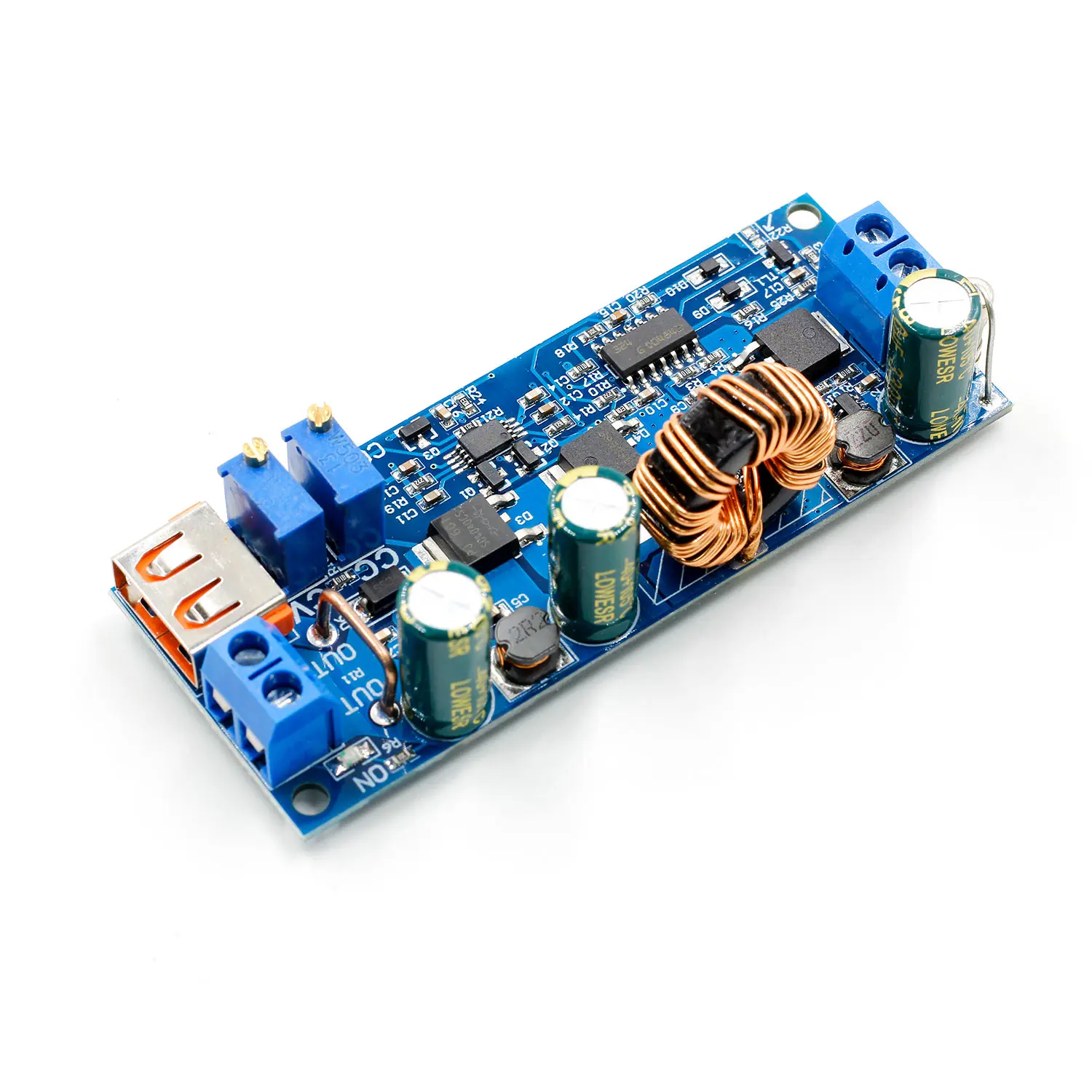 DC-DC 2V-24V to 3V-30V 80W USB Step UP Power Supply Module Adjustable Boost Voltage Converter 4A