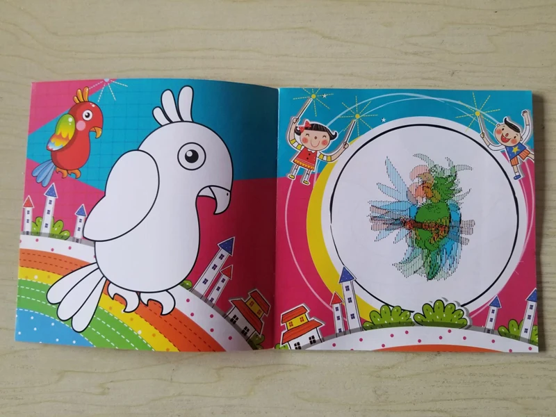 22 Pages Birds Style Secret Garden Painting Drawing Kill Time Book Will Moving DIY Children's Puzzle Magic Coloring Book 22 Pages Birds Style Secret Garden Painting Drawing Kill Time Book Will Moving DIY Children's Puzzle Magic Coloring Book
