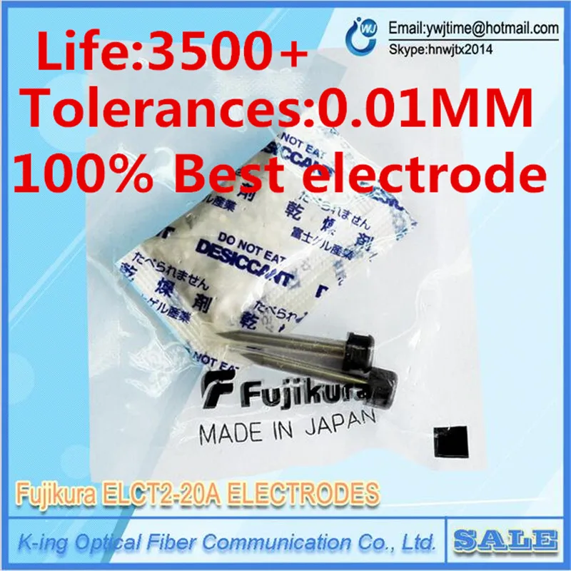 Original Fujikura ELCT2 20A electrodes FSM 50S FSM 60S FSM70S fsm 80S fsm 62S FSM60s FSM80s
