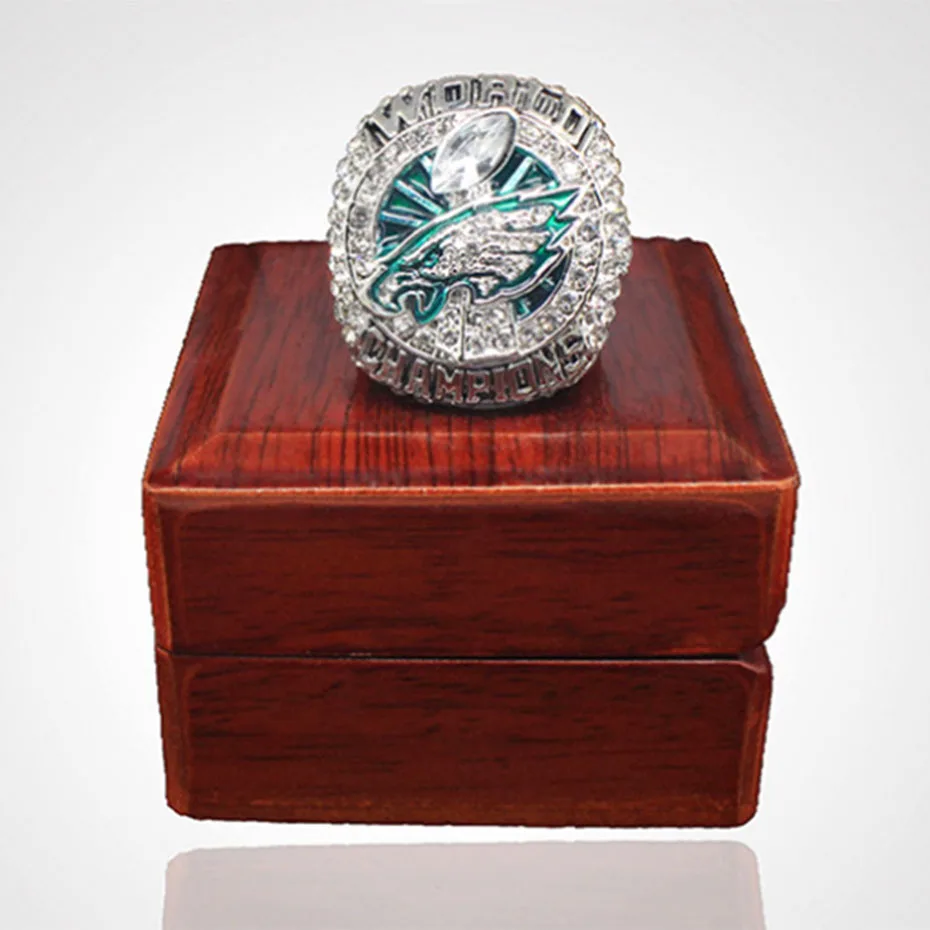 

Men Large Sizes Ring for Men 2018 Philadelphia Eagles Championship Ring Souvenir for Basketball Fans SP1275