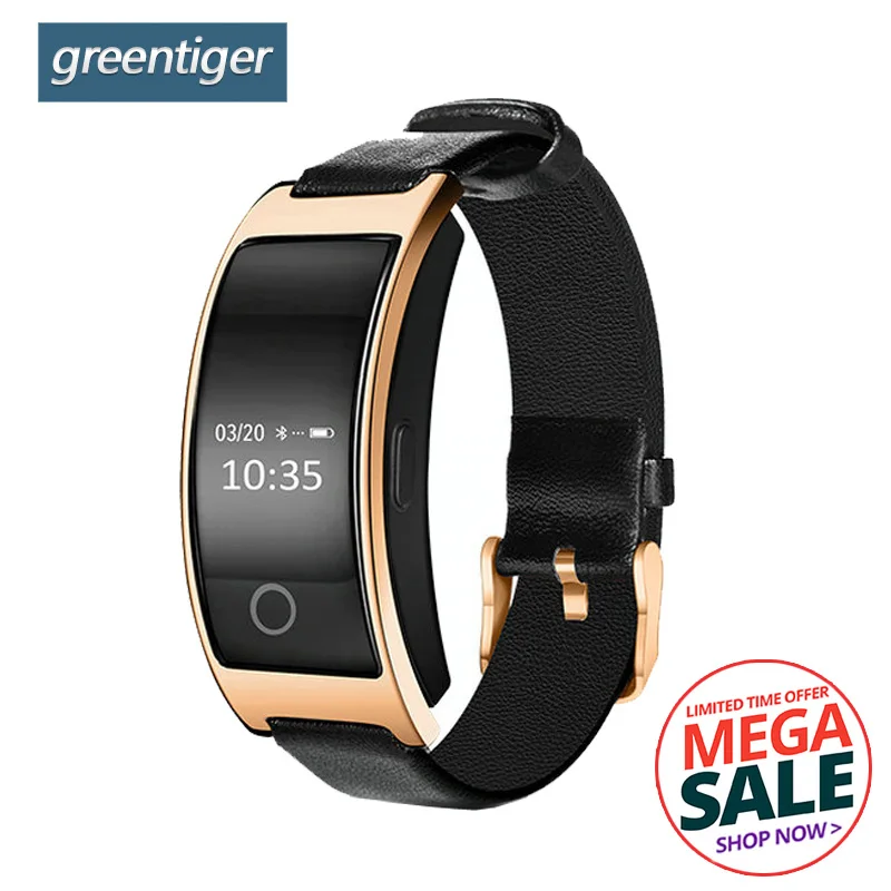 

Greentiger CK11S Smart Wristband Heart Rate Monitor Blood Pressure Smart WristWatch Fitness Tracker Pedometer Smart Bralecet