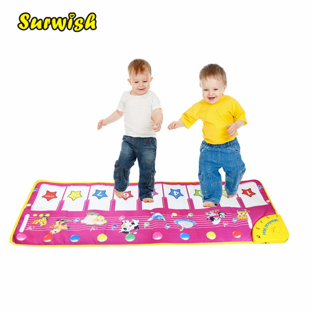  Surwish Animal Pattern Baby Touch Play Keyboard Musical Toys Music Carpet Mat Blanket Early Educati