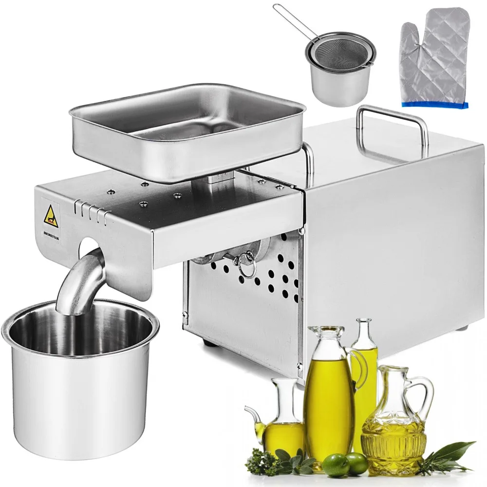

Electric Automatic Oil Expeller Press Machine Nut Seed for Commercial Home