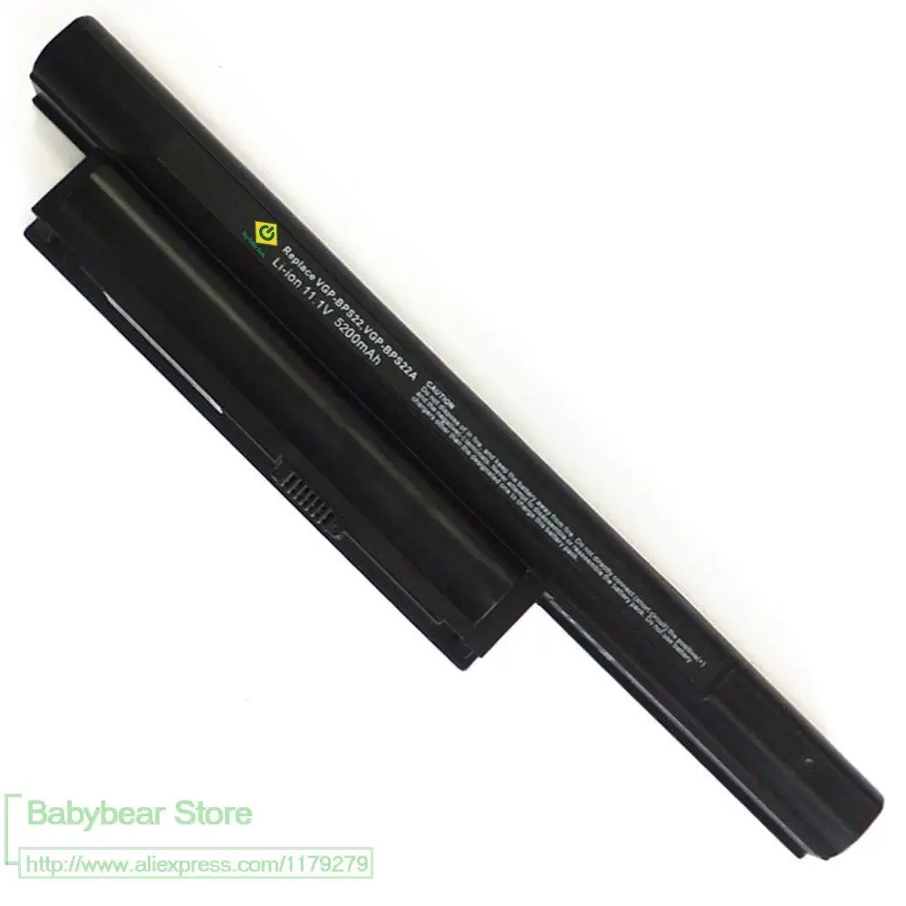 6 Cell 11.1V 4400mAh New Replacement Laptop Battery for SONY Sony VAIO