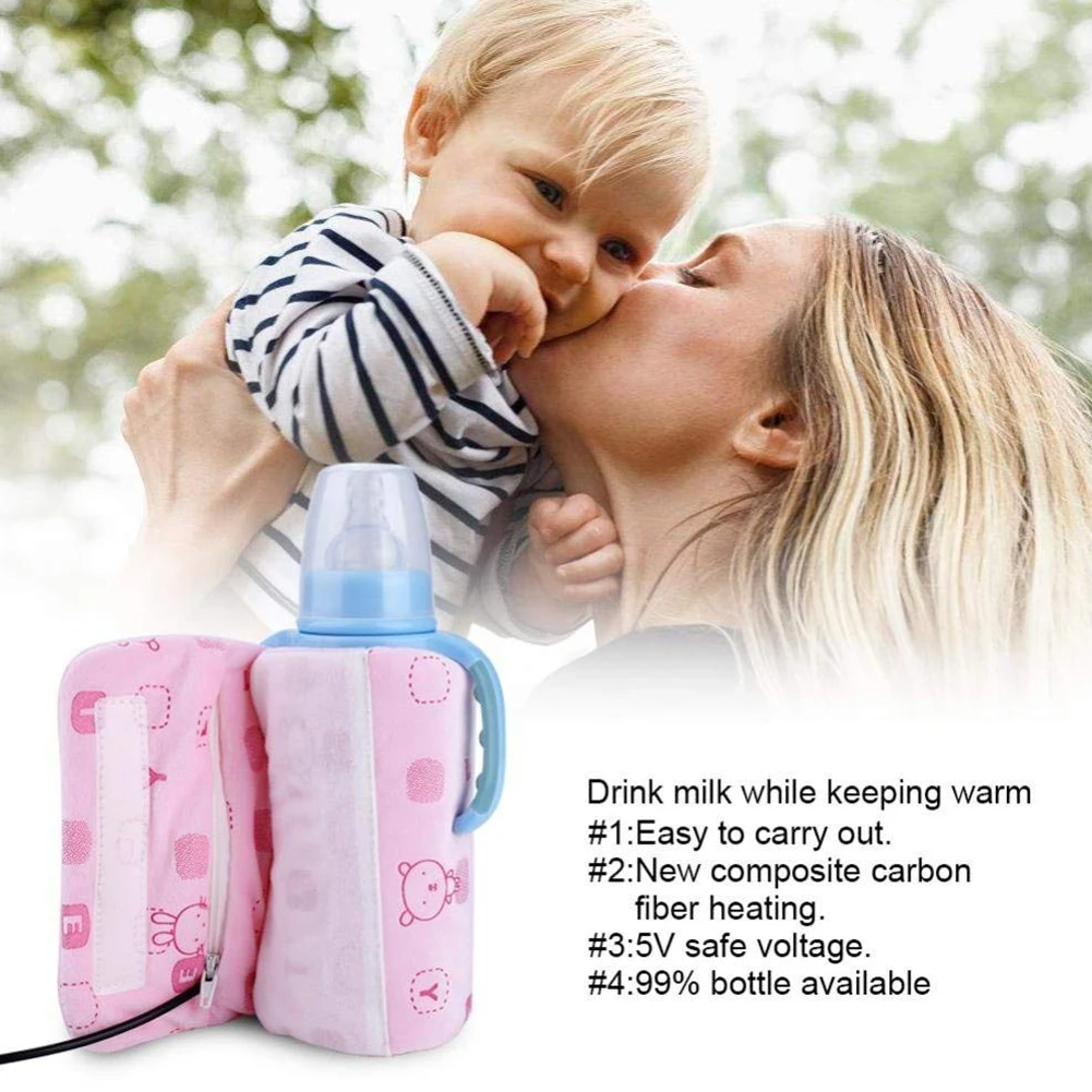 Термостат Детские принадлежности Электрический нагреватель изолированный подогреватель молока путешествия крышка бутылки открытый портативный USB