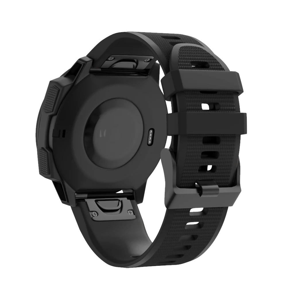 26 22 20 мм ремешок для часов Ремешок для Garmin Fenix 6 6s 6X5 5S 3 3HR D2 S60 gps часы Quick Release силиконовый ремешок Easyfit