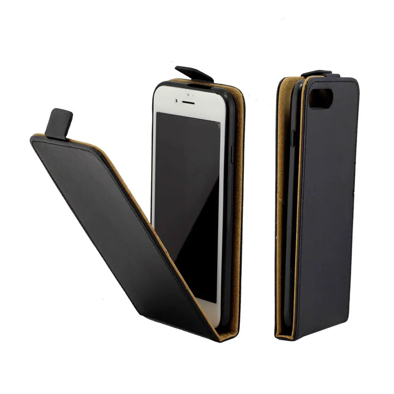 

Business Leather Case For Coque iPhone 7 Plus Vertical Flip Cover Card Slot Cases For iPhone 8 Plus Mobile Phone Bags