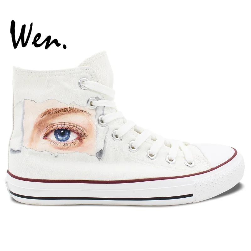 sneakers with eyes on them