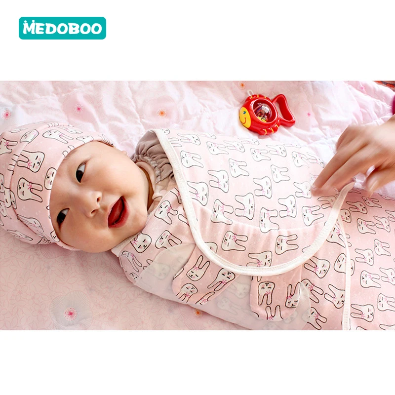 

Medobbo Muslim Baby Sleeping Bag Summer Newborn Sleeping Bag Outfit Printing Infant Envelope Baby Swaddle Sleeping Wrap Sleeper