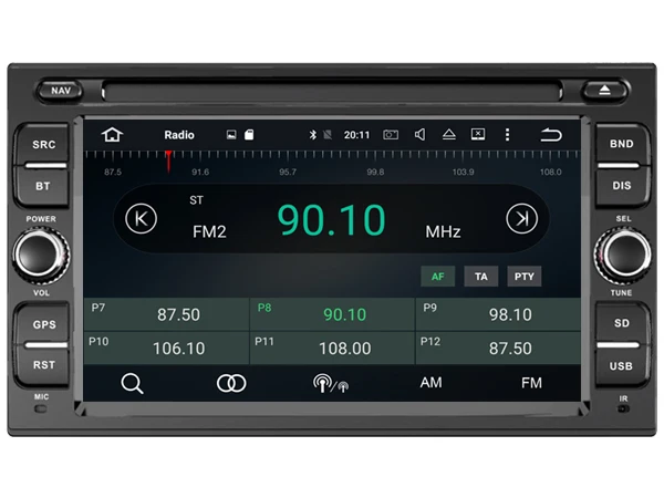 Perfect Ips screen Android 8.0 Car Dvd Navi Player FOR NISSAN Frontier (2001-2011)/MICRA (2002-2010) gps auto stereo audio multimedia 2
