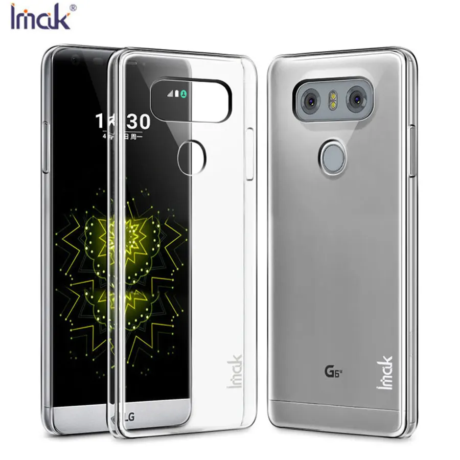 

Imak Brand Case for LG G6 Cover Top Quality Original Ultra Thin SLIM Transparent Clear Crystal Skin PC Hard Shell Case for LG G6