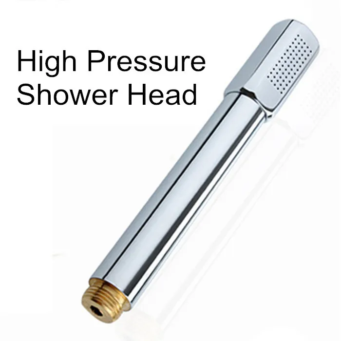 Латунь лучшая ручная душевая головка высокого давления душевая головка и шланг 1,5 м - Цвет: shower head