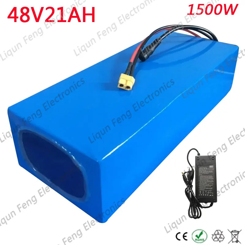 

48V 1500W Battery 48V 20AH Lithium ion battery 48V 21ahScooter Battery 48v 20ah Electric Bike Battery With 54.6V 2A Charger