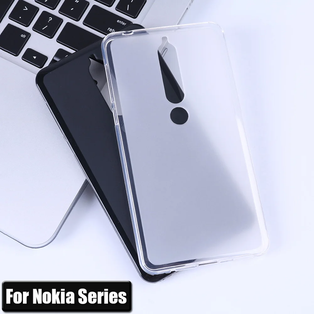 JONSNOW Soft Case for Nokia 6 2018 Silicone Protective Back Cover 7 Plus/Nokia 8 5 3 2 Pudding Shell |