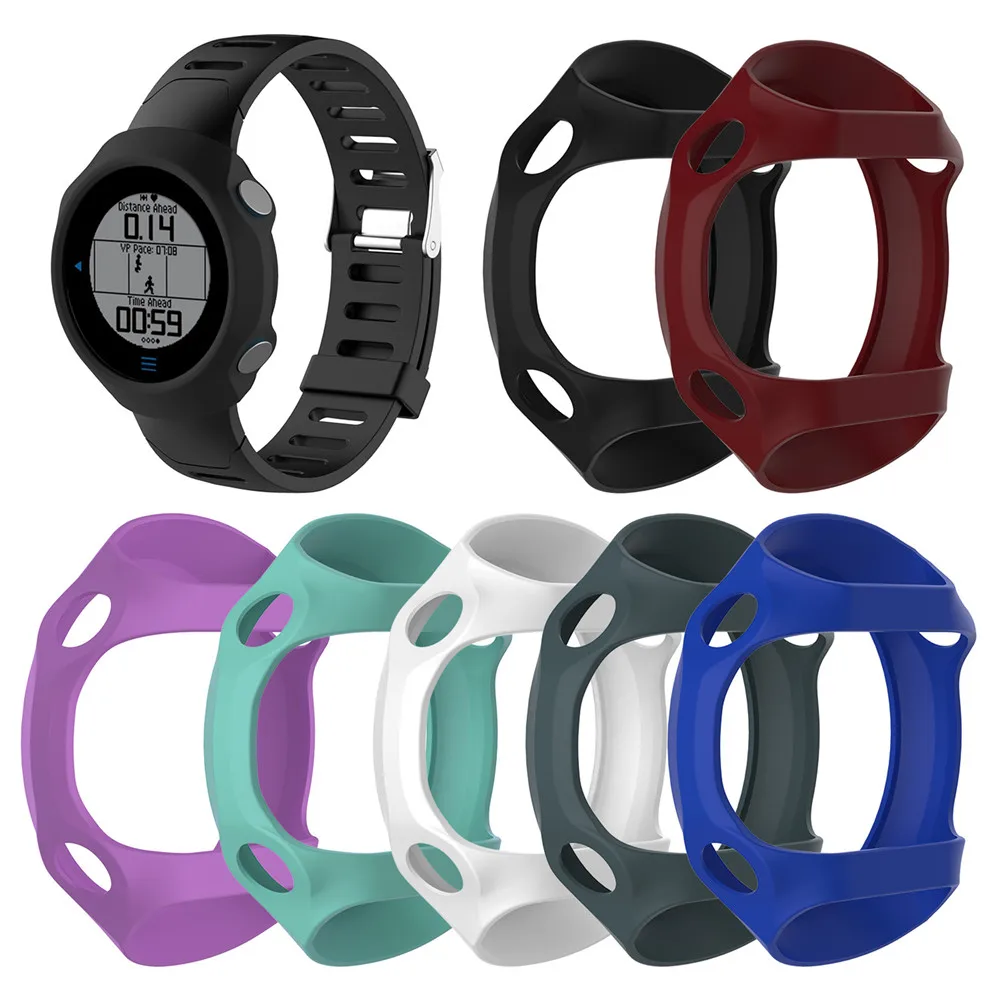 

Genuine Silicone Protective Skin Cover Case for Garmin forerunner 610 Protective Case Shell 7 Colors SmartWatch Accessories