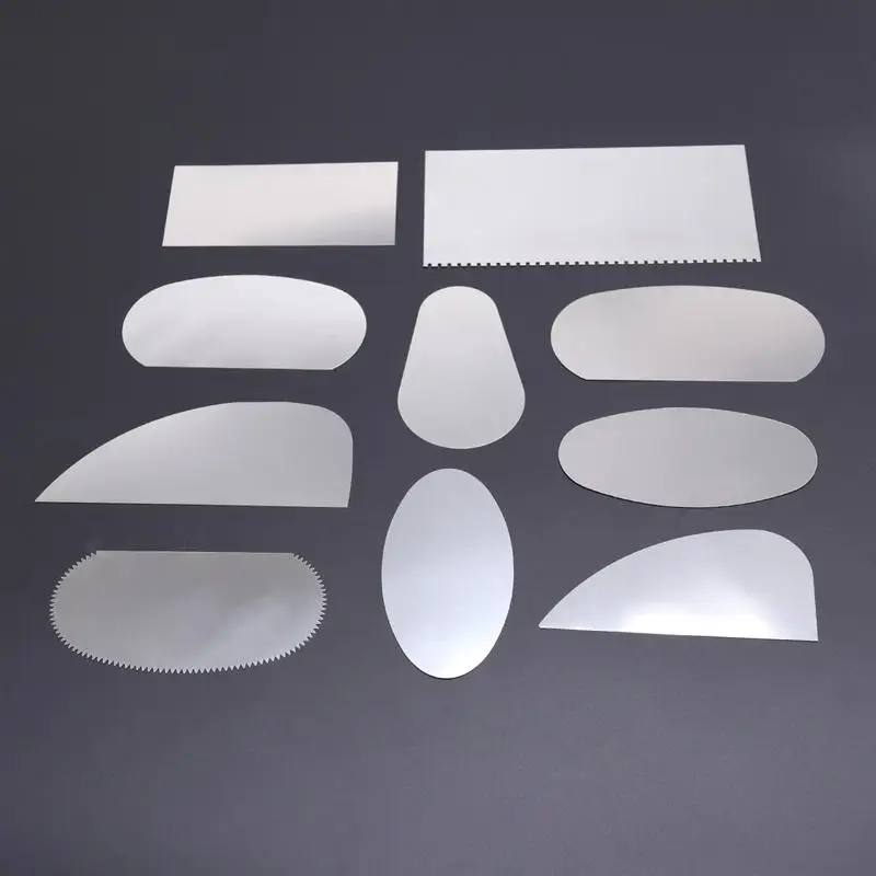 10 Stainless Steel Pottery Clay Molding Ceramics Sharp Cutting Tools Scraper 10 Stainless Steel Pottery Clay Molding Ceramics Sharp Cutting Tools Scraper
