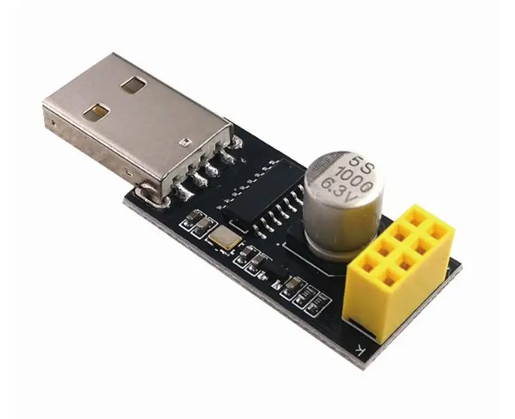 ESP01 Programmer Adapter UART GPIO0 ESP-01 Adaptater ESP8266 CH340G USB to ESP8266 Serial Wireless Wifi Developent Board Module - Цвет: ESP8266 adapter