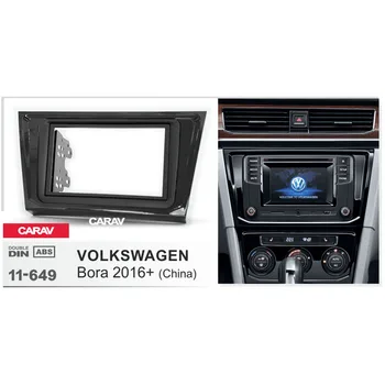 

CARAV 11-649 car radio stereo face facia surround trim Kit VOLKSWAGEN Bora 2016 Stereo facia surround install trim fit Dash Kit