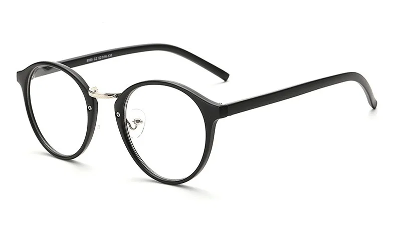VWKTUUN круглые оправы для очков, женские и мужские очки, квадратные простые очки, металлические оправы для очков, студенческие поддельные очки