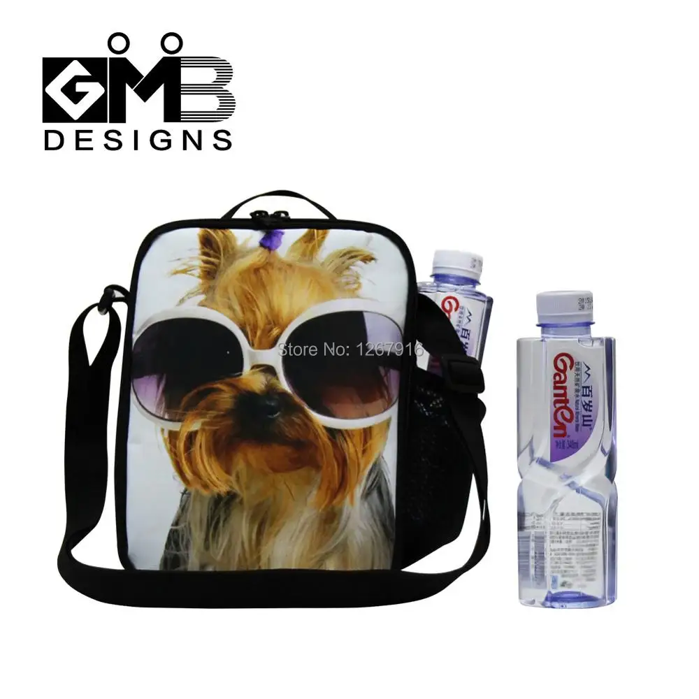 Крутой Кот животных Дизайн Ланч-мешок для детей, изолированный Ланч-бокс сумка для мальчика сумка-холодильник для пикников для девочек тепловой мешок