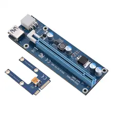 Placa de vídeo do adaptador do riser do extensor do pci express16x para acessórios do computador da mineração para windows