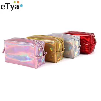

Fashion Women Laser Beauty Cosmetic Bag PVC Small Neceser Makeup Bags Box Case Travel Wash Toiletry Organizer Bag
