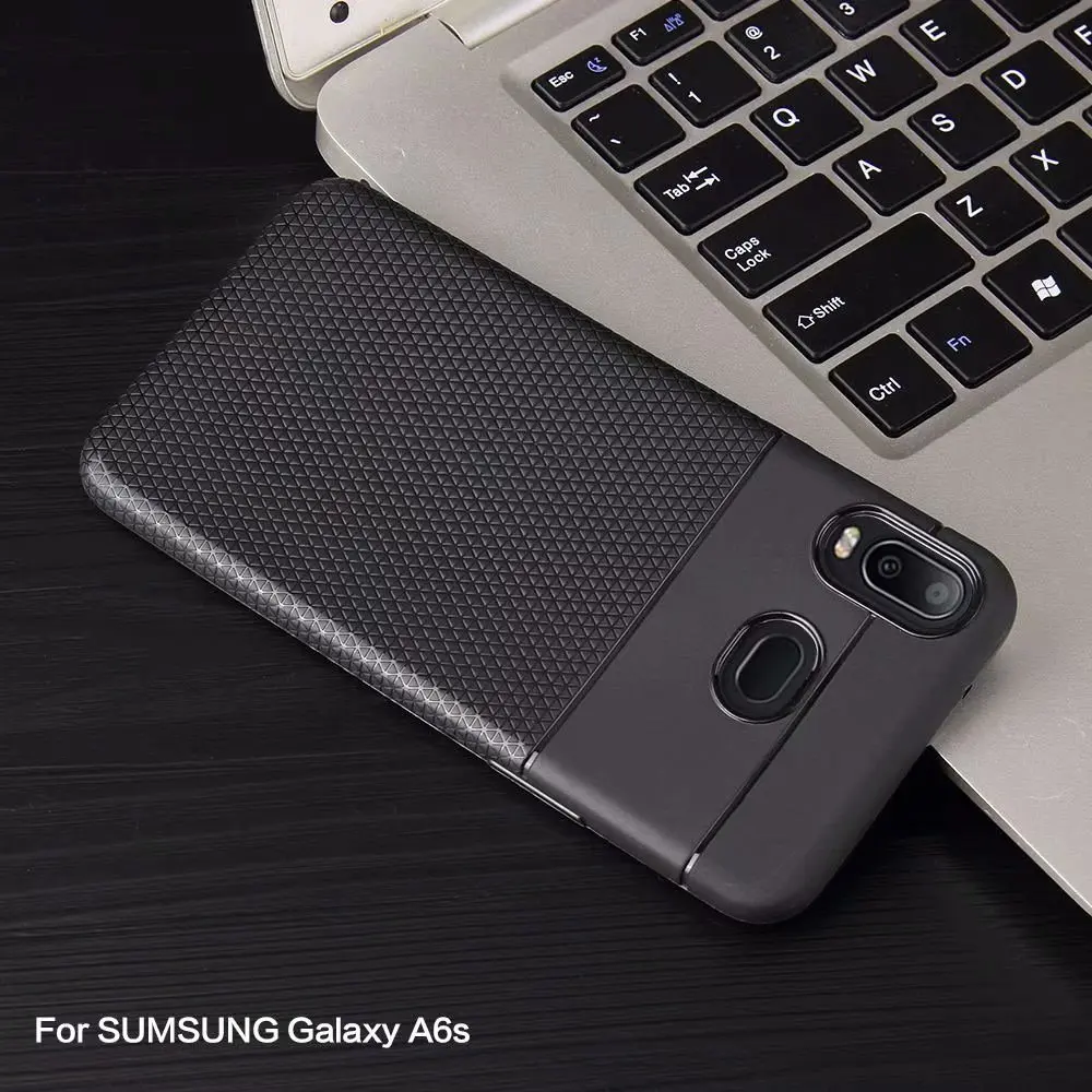Ультратонкий чехол для телефона samsung Galaxy A6s TPU силиконовый чехол