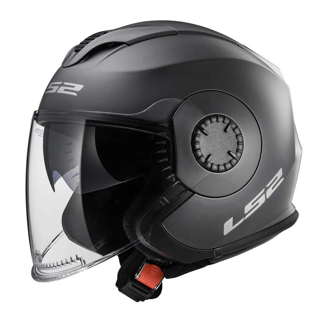 Ls2 OF570 Verson Technik Jet шлем мобильный мотоциклетный скутер Capacetes De Motociclista Casco Moto Casque Moto cask - Цвет: VERSO Gray