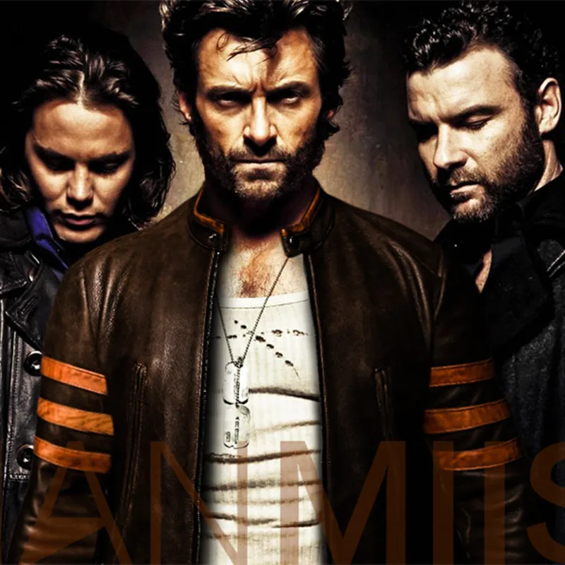 2018 Zippers Jacket Mens High-end Wolverin PU Leather Motorcycle Leather Logans Bomber Jacket Casual Outwearr Mans Coats Jacket