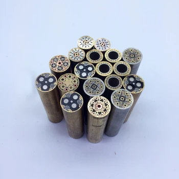

Mosaics rivet 1.96 inches Brass inner stainless steel Knife handle screw rivet 0.39 /0.47 inches