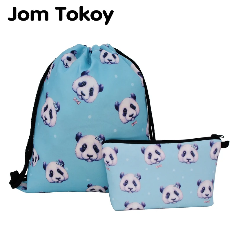 Новинка 2020 Модный женский рюкзак Jom Tokoy с тепловым принтом 2 шт. комбинация сумок