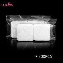 100 шт/200 шт Салфетки Для Удаления ворса, безворсовые салфетки для удаления гель-лака, очиститель для ногтей, инструменты для снятия лака, впитывающие салфетки