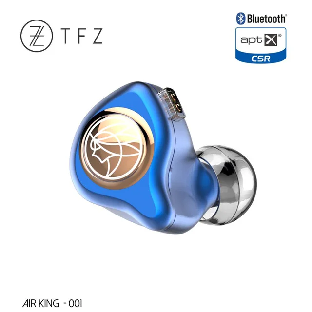 TFZ AIR KING Bluetooth беспроводные HIFI наушники-вкладыши монитор IEM с 2pin/0,78 мм съемные спортивные наушники Apt-X CSR чип - Цвет: Синий