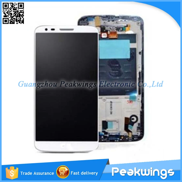 ФОТО Touch Panel Sensor For LG Optimus G2 D802 LCD Display Panel Screen + Digitizer Touch Sreen Glass Assembly With Frame and LOGO