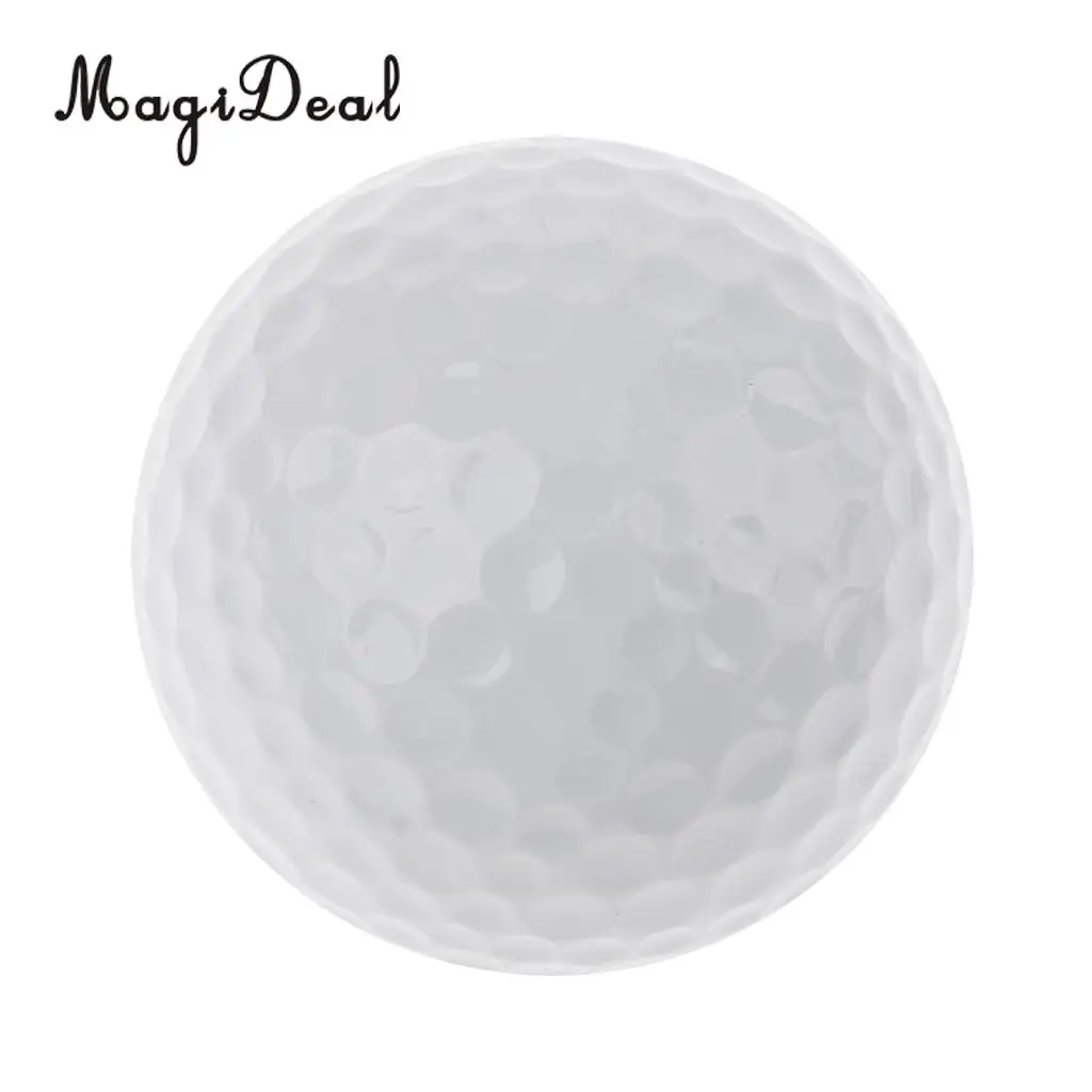MagiDeal Professional Golf Ball - Golf Training Soft Balls - Practice Ball Black and White
