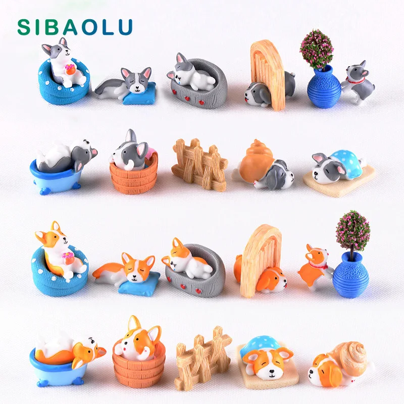 Миниатюрная фигурка морской собаки праздничного животного аксессуары сделай